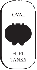 Oval Fuel Tank